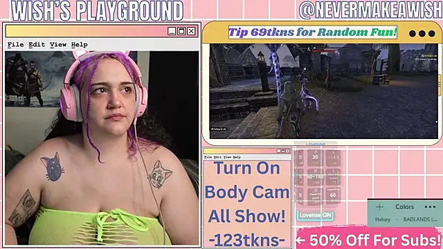 nevermakeawish online show from April 15, 2026, 10:11 am