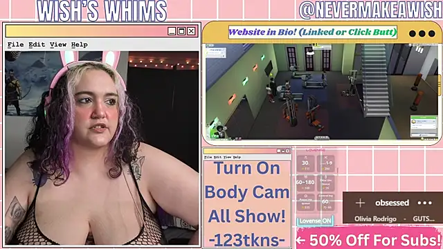 nevermakeawish online show from July 18, 2026, 11:03 am