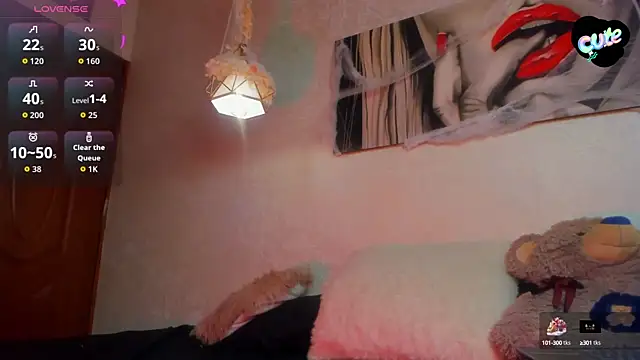 ClleoMoon online show from October 12, 2025, 2:54 am