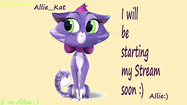 Snapshot of Allie_Kat chatting on May 30, 2026, 6:49 pm Allie Kat online show from May 30, 2026, 6:49 pm