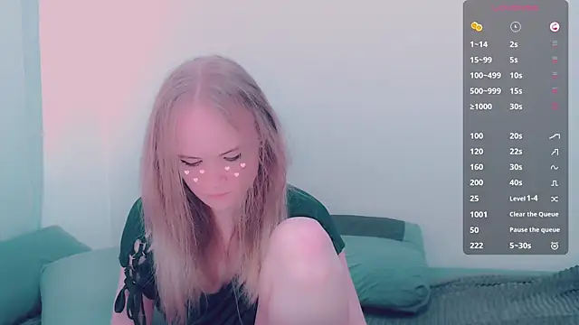 Snapshot of AliceNya_cute chatting on July 26, 2026, 6:43 am AliceNya cute online show from July 26, 2026, 6:43 am