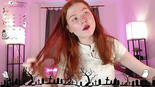 Snapshot of GingerCute chatting on October 29, 2025, 9:33 am GingerCute online show from October 29, 2025, 9:33 am