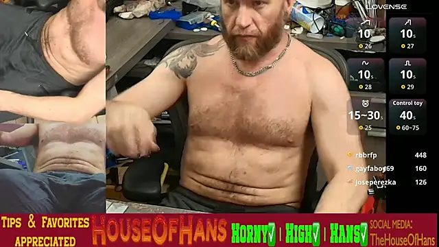 HouseOfHans online show from March 7, 2026, 8:39 pm