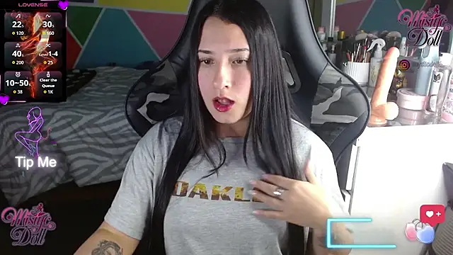 Mysticdooll69 online show from January 14, 2026, 11:09 pm