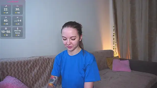 AricaPetties online show from March 5, 2026, 8:38 pm