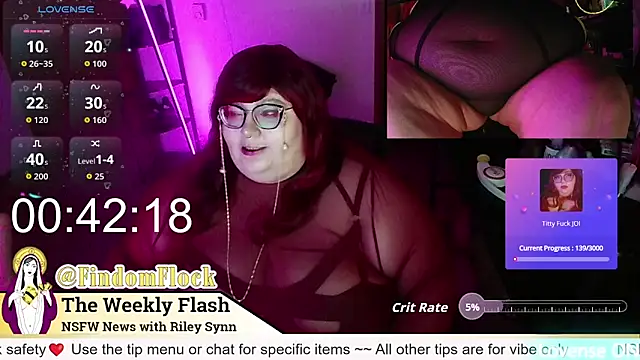 Snapshot of RileySynn chatting on June 13, 2026, 5:16 am RileySynn online show from June 13, 2026, 5:16 am