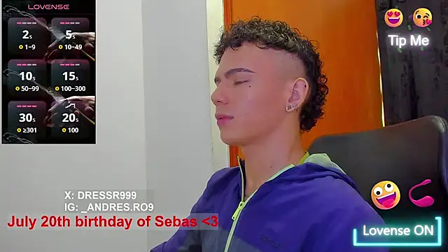 sebascuterouss online show from July 13, 2026, 12:52 pm