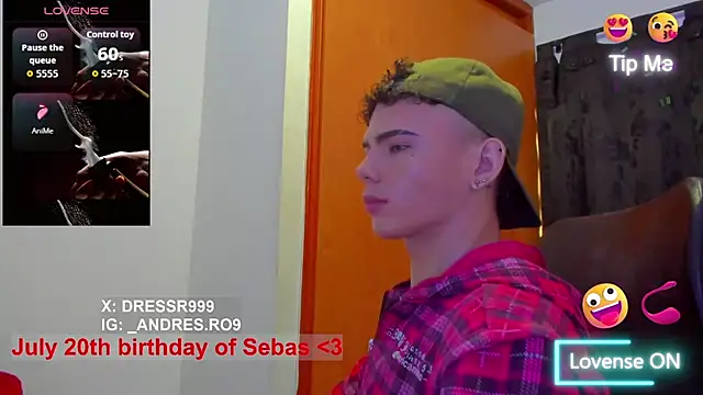 sebascuterouss online show from July 16, 2026, 12:22 pm