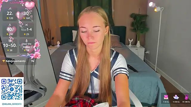 Milana Sorrento online show from July 24, 2026, 12:41 am