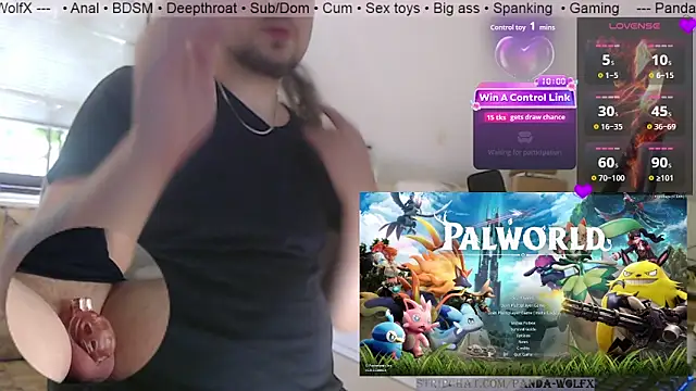 Snapshot of Panda-WolfX chatting on July 20, 2026, 3:03 pm Panda-WolfX online show from July 20, 2026, 3:03 pm