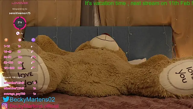 BeckyMartens online show from January 25, 2025, 6:12 am