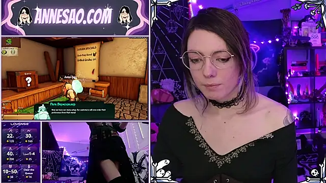 AnneSao online show from January 12, 2026, 1:11 am