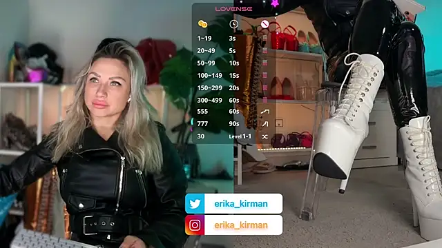 Snapshot of Erika_Kirman chatting on January 18, 2026, 10:08 am Erika Kirman online show from January 18, 2026, 10:08 am