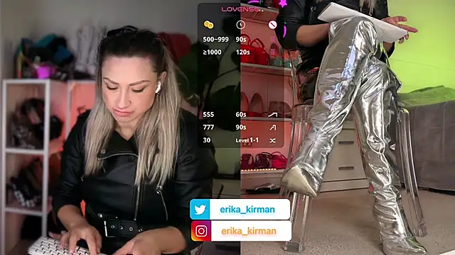 Snapshot of Erika_Kirman chatting on February 3, 2026, 10:53 am Erika Kirman online show from February 3, 2026, 10:53 am