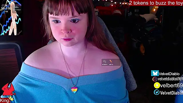 VelvetDiablo online show from January 8, 2025, 1:11 am