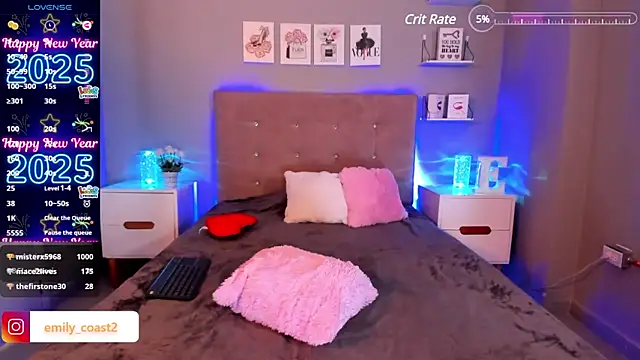 EmilyCoast-1 online show from January 28, 2025, 3:25 pm