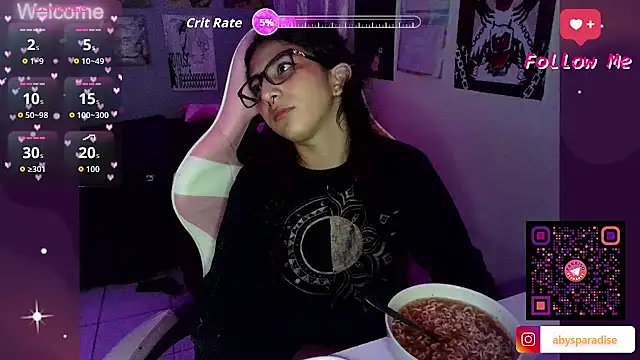 Snapshot of Abysparadise chatting on June 10, 2026, 2:34 am Abysparadise online show from June 10, 2026, 2:34 am