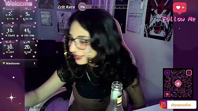 Snapshot of Abysparadise chatting on July 4, 2026, 4:40 am Abysparadise online show from July 4, 2026, 4:40 am
