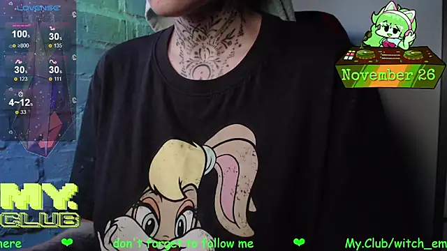 Witch Emma online show from November 26, 2025, 8:48 am