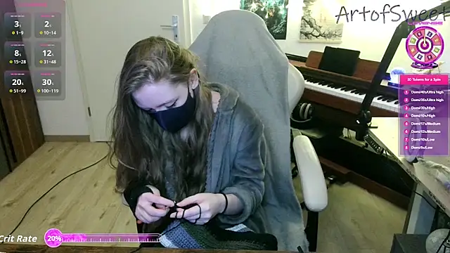 ArtofSweet online show from February 16, 2026, 8:27 pm