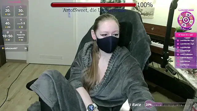 Snapshot of ArtofSweet chatting on April 26, 2026, 6:27 pm ArtofSweet online show from April 26, 2026, 6:27 pm