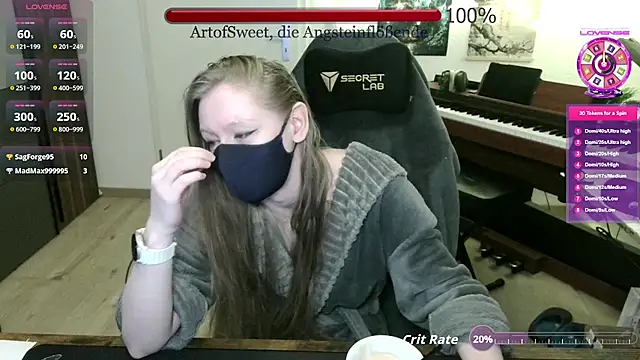 Snapshot of ArtofSweet chatting on May 5, 2026, 7:00 pm ArtofSweet online show from May 5, 2026, 7:00 pm