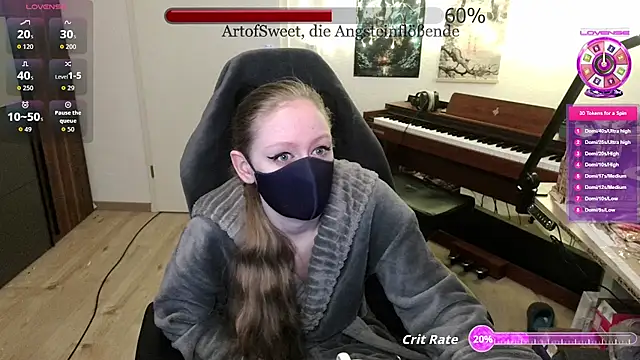Snapshot of ArtofSweet chatting on May 13, 2026, 8:06 pm ArtofSweet online show from May 13, 2026, 8:06 pm