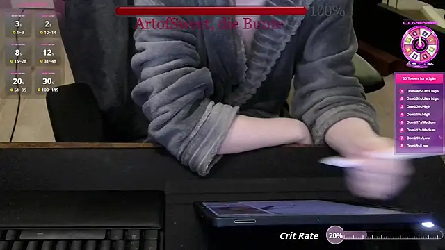 Snapshot of ArtofSweet chatting on July 20, 2026, 7:05 pm ArtofSweet online show from July 20, 2026, 7:05 pm