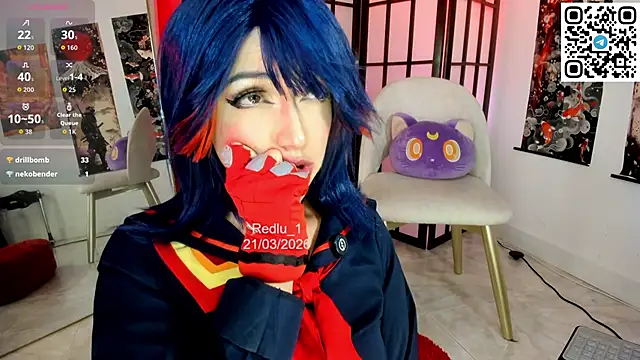 Redlu 1 online show from March 22, 2026, 1:42 am