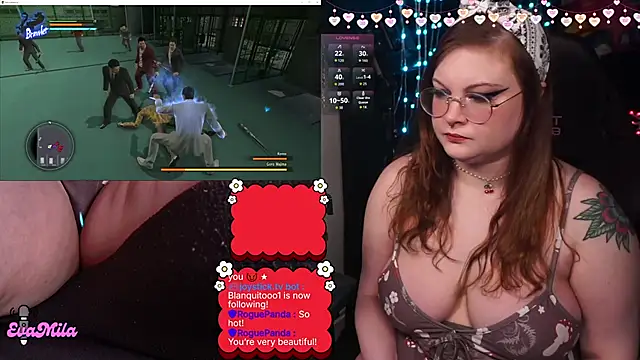 Snapshot of evamila chatting on February 8, 2026, 11:08 pm evamila online show from February 8, 2026, 11:08 pm