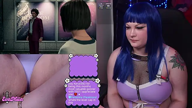 Snapshot of evamila chatting on March 9, 2026, 12:03 am evamila online show from March 9, 2026, 12:03 am