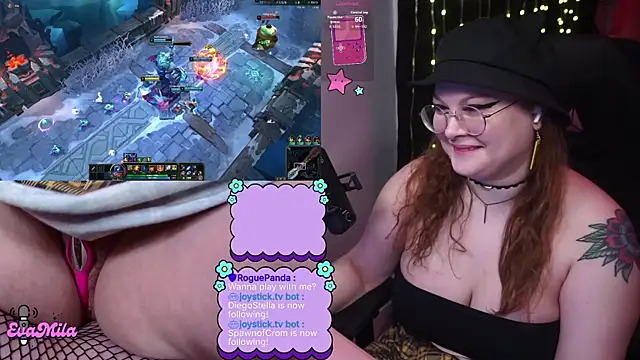 Snapshot of evamila chatting on March 23, 2026, 4:00 pm evamila online show from March 23, 2026, 4:00 pm