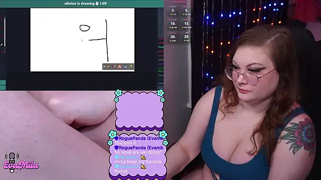 Snapshot of evamila chatting on March 28, 2026, 12:10 am evamila online show from March 28, 2026, 12:10 am