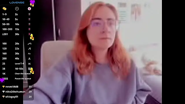 Snapshot of linda_giggle chatting on December 2, 2024, 5:26 pm linda giggle online show from December 2, 2024, 5:26 pm