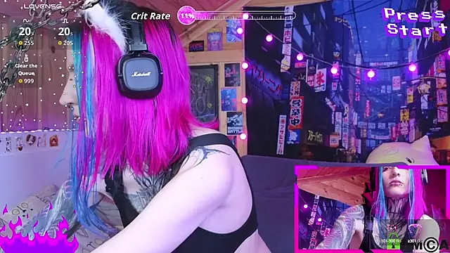 NekoCyber online show from October 12, 2025, 4:55 am