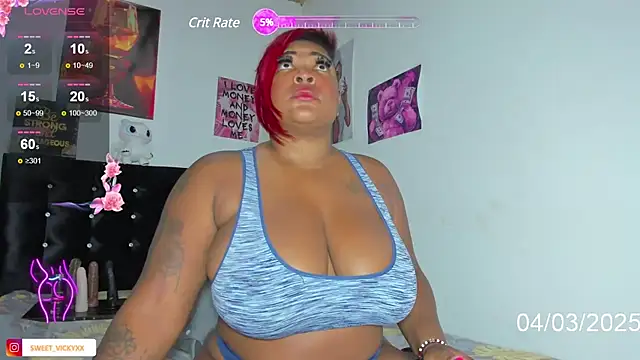 SWEETVICKY XX online show from March 4, 2025, 2:21 pm