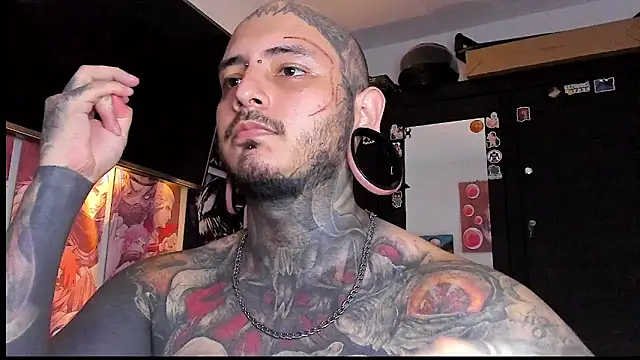 DEATHINK666XX online show from January 13, 2025, 9:42 pm