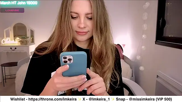 ImKeira online show from March 9, 2025, 8:10 pm