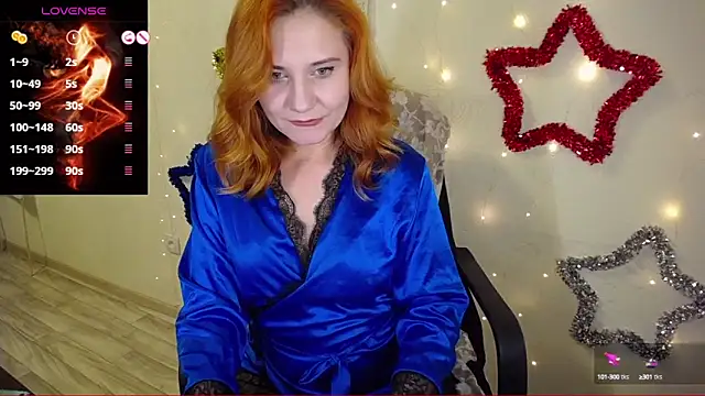 Snapshot of RedHeadSTARx chatting on December 23, 2024, 2:45 am RedHeadSTARx online show from December 23, 2024, 2:45 am