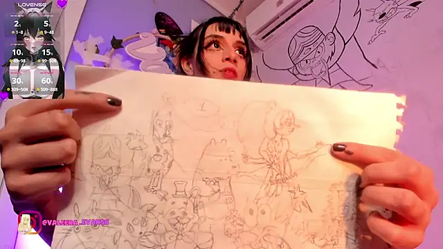 Snapshot of Valeera_Evans8 chatting on February 14, 2025, 8:10 am Valeera Evans8 online show from February 14, 2025, 8:10 am