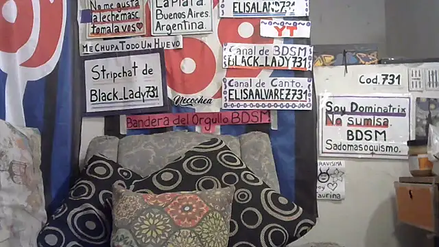 black lady731 online show from June 1, 2026, 10:55 pm